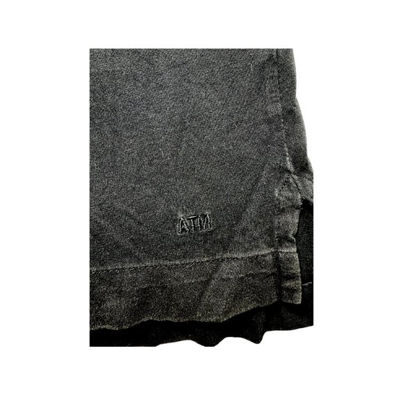 ATM Anthony Thomas Melillo Men's Polo Shirt Antique Wash Black Size M - Picture 5 of 6
